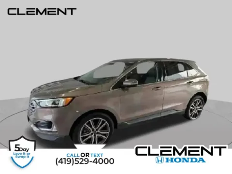 Gray 2019 Ford Edge Titanium for sale in Mansfield, OH