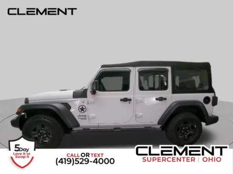 White 2019 Jeep Wrangler Unlimited Sport for sale in Mansfield, OH
