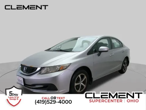 Silver 2015 Honda Civic SE for sale in Mansfield, OH