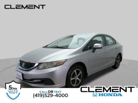 Silver 2015 Honda Civic SE for sale in Mansfield, OH