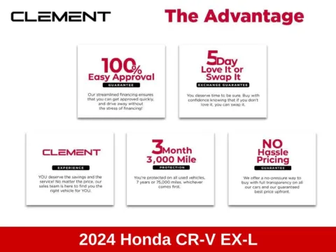 Another view of 2024 Honda CR-V EX-L for sale in Mansfield, OH at Clement Supercenter Ohio
