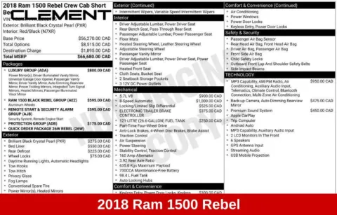 More photos of 2018 Ram 1500 Rebel at Clement Supercenter Ohio, OH
