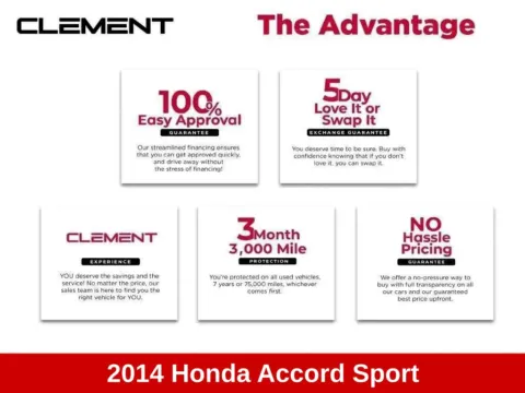 Another view of 2014 Honda Accord Sport for sale in Mansfield, OH at Clement Supercenter Ohio