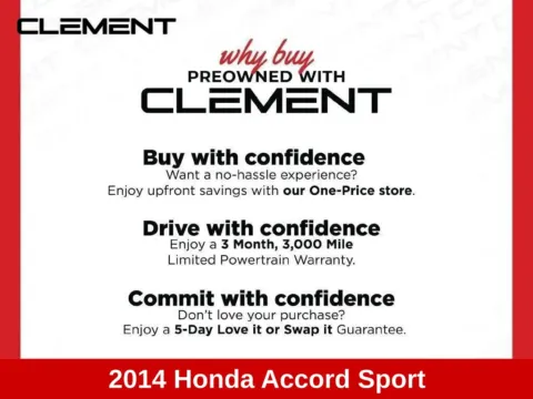More photos of 2014 Honda Accord Sport at Clement Supercenter Ohio, OH