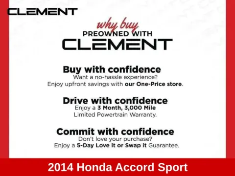 More photos of 2014 Honda Accord Sport at Clement Supercenter Ohio, OH