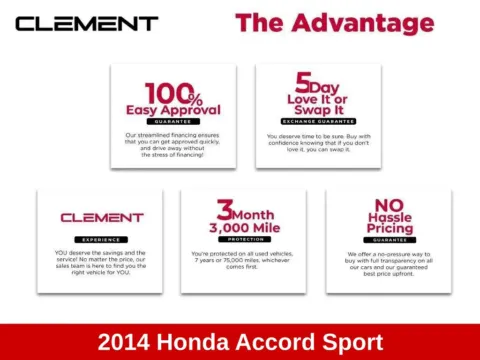 Another view of 2014 Honda Accord Sport for sale in Mansfield, OH at Clement Supercenter Ohio