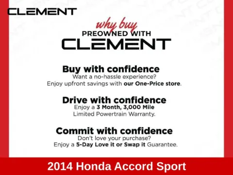 More photos of 2014 Honda Accord Sport at Clement Supercenter Ohio, OH