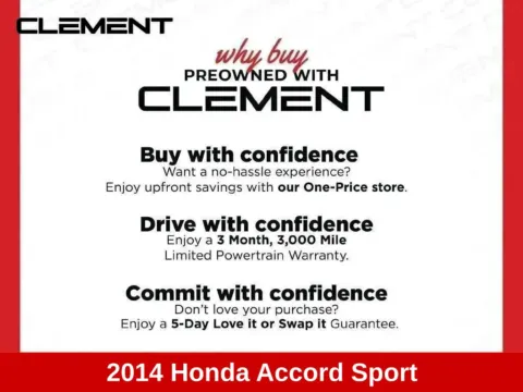 More photos of 2014 Honda Accord Sport at Clement Supercenter Ohio, OH