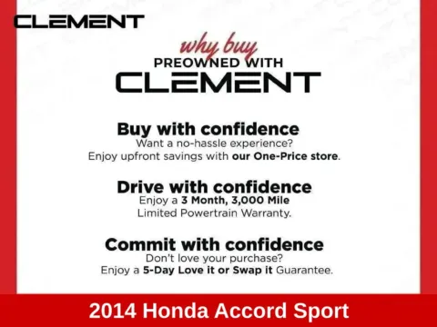 More photos of 2014 Honda Accord Sport at Clement Supercenter Ohio, OH
