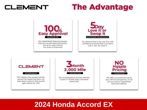Another view of 2024 Honda Accord EX for sale in Mansfield, OH at Clement Supercenter Ohio