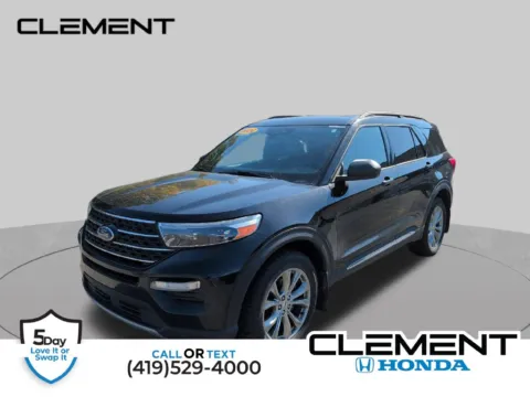 Black 2020 Ford Explorer XLT for sale in Mansfield, OH
