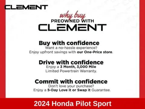 More photos of 2024 Honda Pilot Sport at Clement Supercenter Ohio, OH