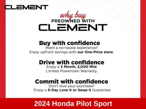 More photos of 2024 Honda Pilot Sport at Clement Supercenter Ohio, OH