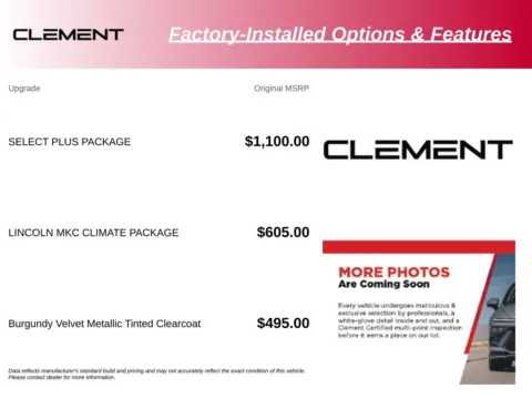 Photos of 2017 Lincoln MKC Select for sale in Mansfield, OH at Clement Supercenter Ohio