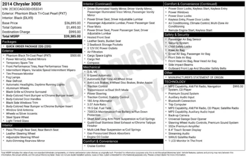 More photos of 2014 Chrysler 300 S at Clement Supercenter Ohio, OH