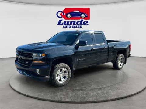 Black 2017 Chevrolet Silverado 1500 Double Cab Z71 LT Pickup 4D 6 1/2 ft for sale in Princeton, MN