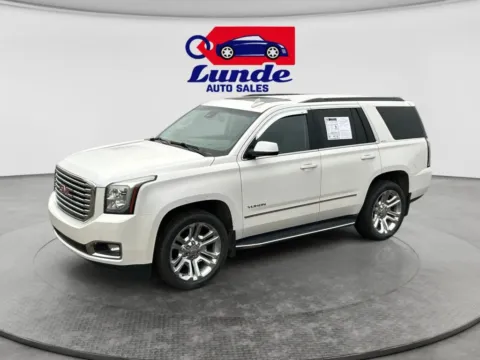 White 2019 GMC Yukon SLT Sport Utility 4D for sale in Princeton, MN