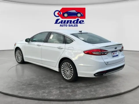 Another view of 2018 Ford Fusion Titanium Sedan 4D for sale in Princeton, MN at Lunde Auto Sales - Princeton