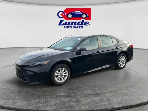 Black 2025 Toyota Camry LE Sedan 4D for sale in Princeton, MN