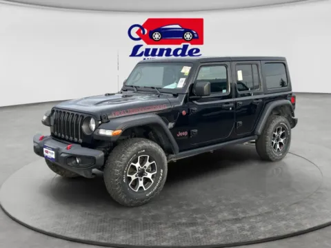 Black 2021 Jeep Wrangler Unlimited Rubicon Sport Utility 4D for sale in Princeton, MN