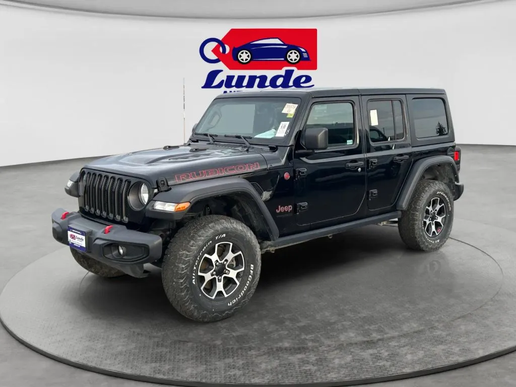 Black 2021 Jeep Wrangler Unlimited Rubicon Sport Utility 4D for sale in Princeton, MN