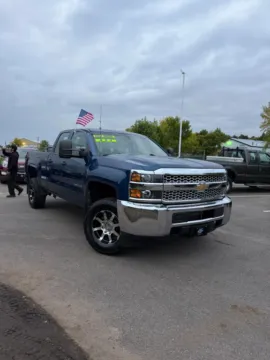 Blue 2019 Chevrolet Silverado 2500 HD Double Cab Work Truck Pickup 4D 6 1/2 ft for sale in Princeton, MN