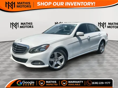 White 2014 Mercedes-Benz E-Class E 350 4MATIC Sedan 4D for sale in Saint Charles, MO