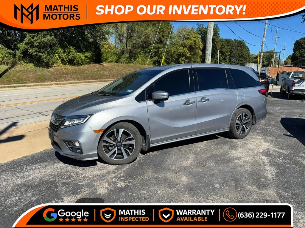 Silver 2018 Honda Odyssey Elite Minivan 4D for sale in Saint Charles, MO