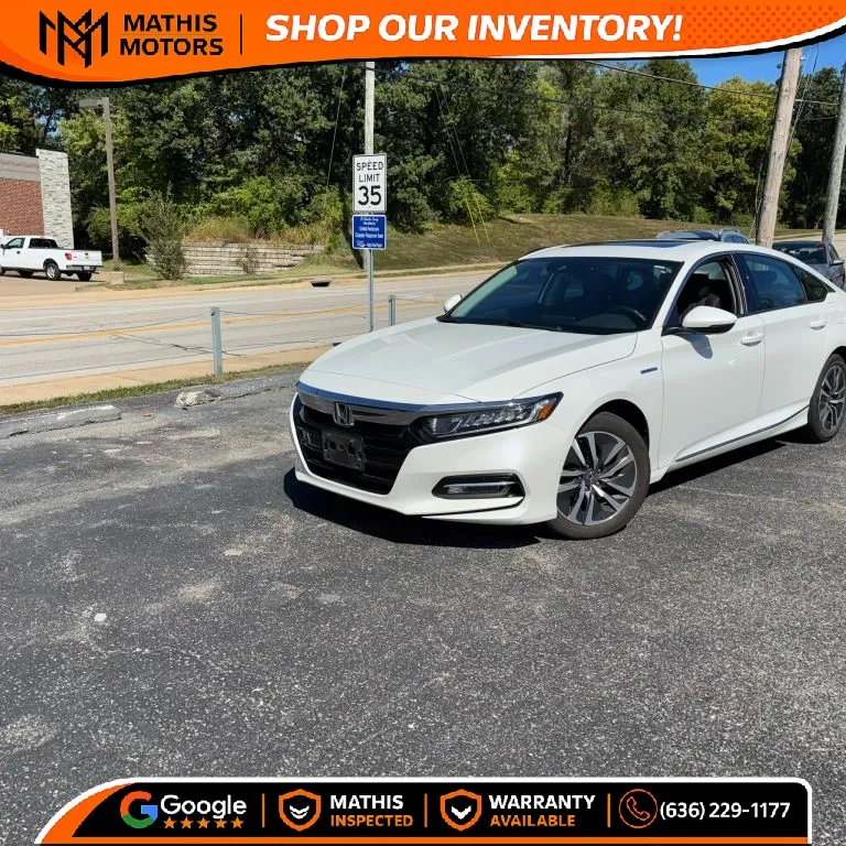White 2018 Honda Accord Hybrid EX-L Sedan 4D for sale in Saint Charles, MO