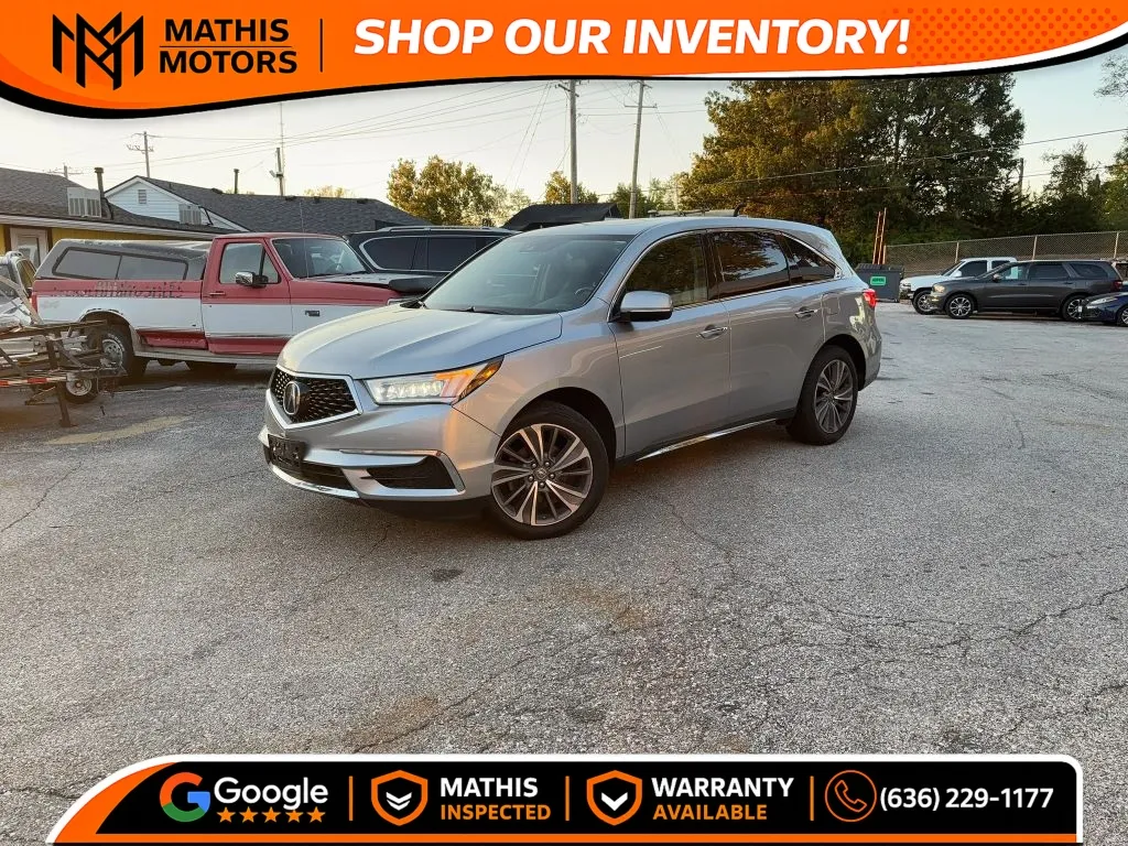 Silver 2018 Acura MDX SH-AWD w/Technology Pkg Sport Utility 4D for sale in Saint Charles, MO