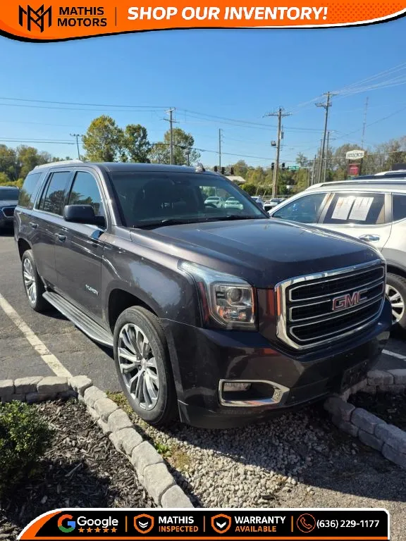 Gray 2018 GMC Yukon SLT Sport Utility 4D for sale in Saint Charles, MO