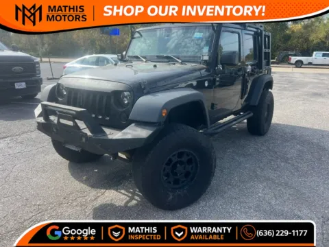 Black 2016 Jeep Wrangler Unlimited Sport SUV 4D for sale in Saint Charles, MO