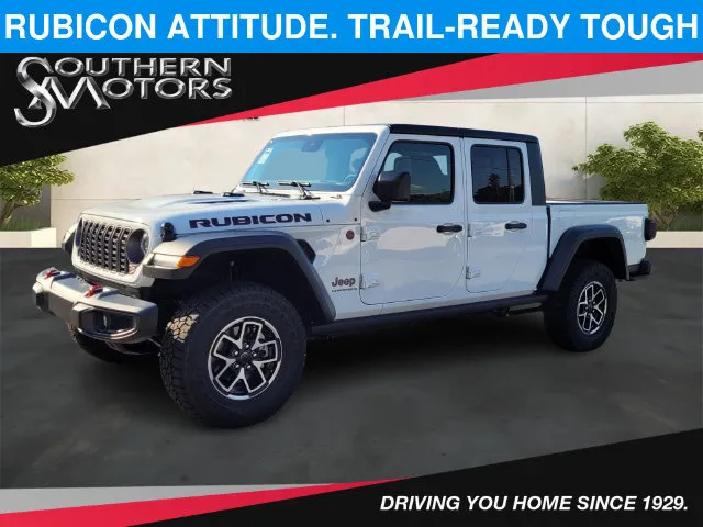 White 2025 Jeep Gladiator Rubicon for sale in Springfield, GA