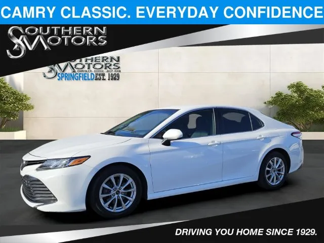 White 2020 Toyota Camry LE for sale in Springfield, GA