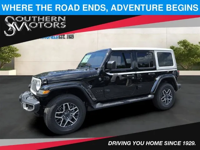 Black 2026 Jeep Wrangler Sahara for sale in Springfield, GA