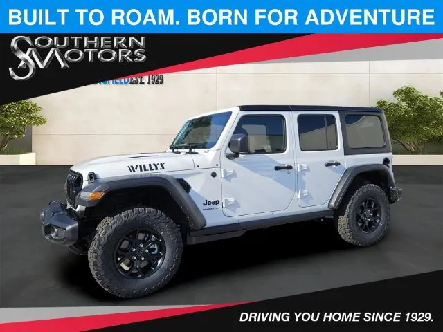 White 2026 Jeep Wrangler Willys for sale in Springfield, GA
