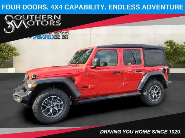 Red 2026 Jeep Wrangler Sport S for sale in Springfield, GA