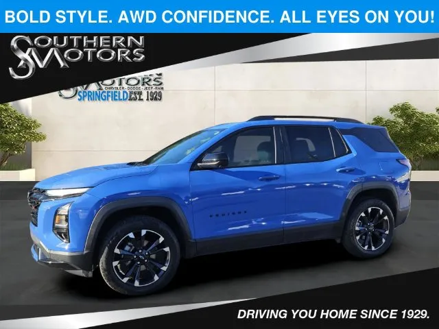 Blue 2025 Chevrolet Equinox RS for sale in Springfield, GA