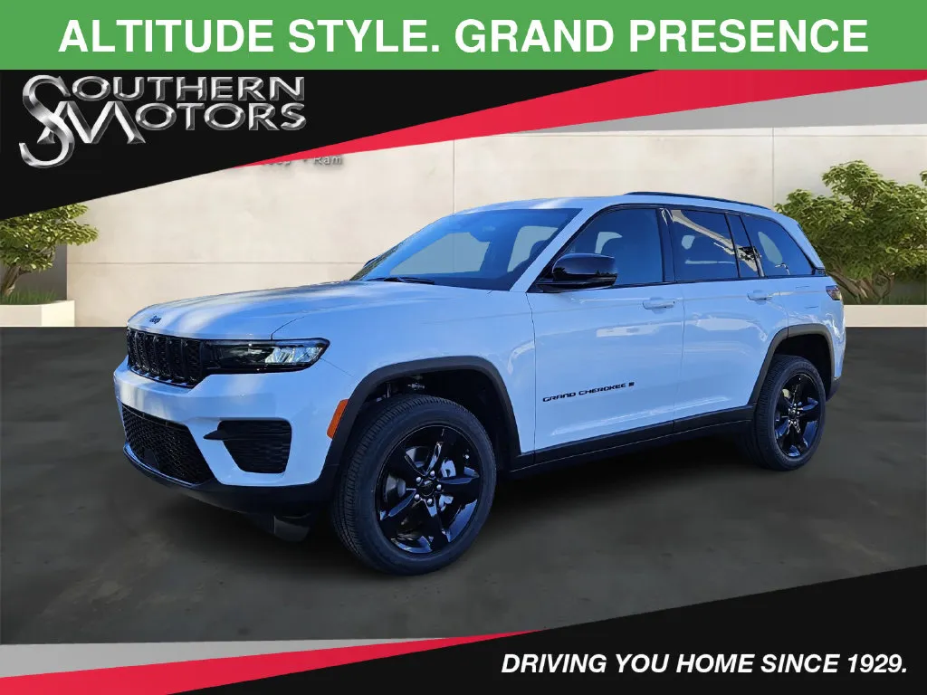 White 2025 Jeep Grand Cherokee Altitude X for sale in Savannah, GA