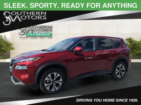 Red 2023 Nissan Rogue SV for sale in Savannah, GA