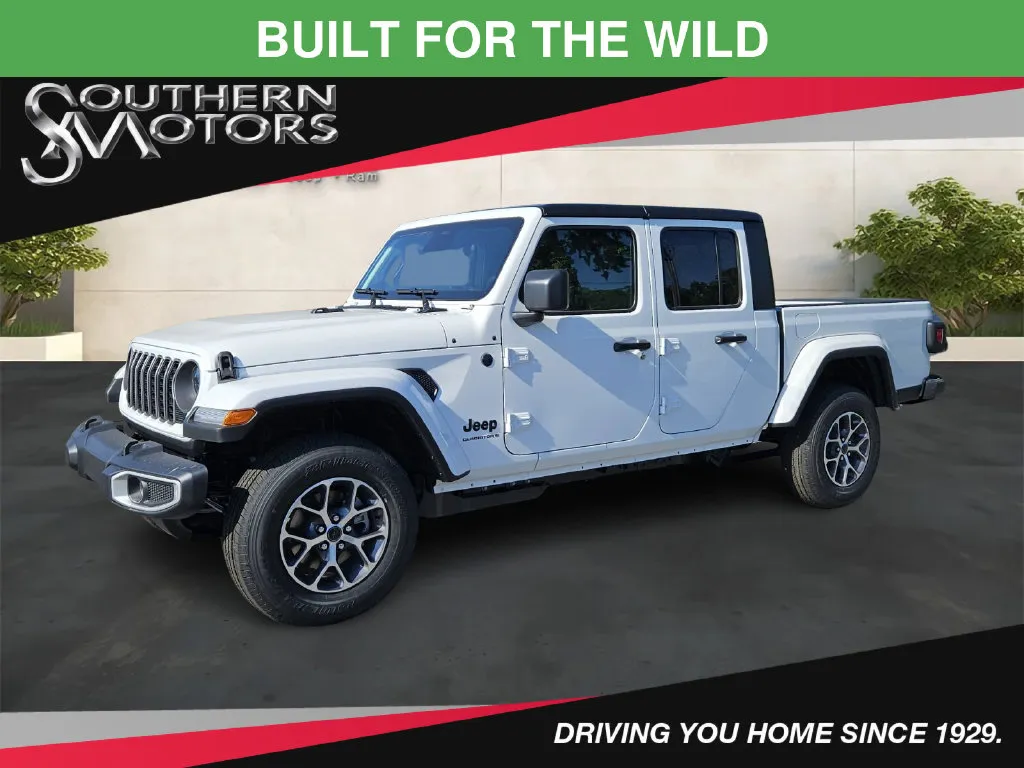 White 2026 Jeep Gladiator Sport S for sale in Savannah, GA