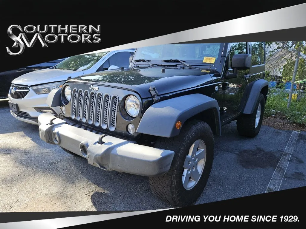 Black 2018 Jeep Wrangler JK Sport for sale in Savannah, GA
