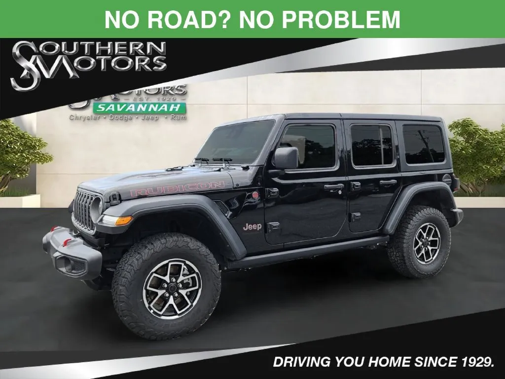 Black 2026 Jeep Wrangler Rubicon for sale in Savannah, GA