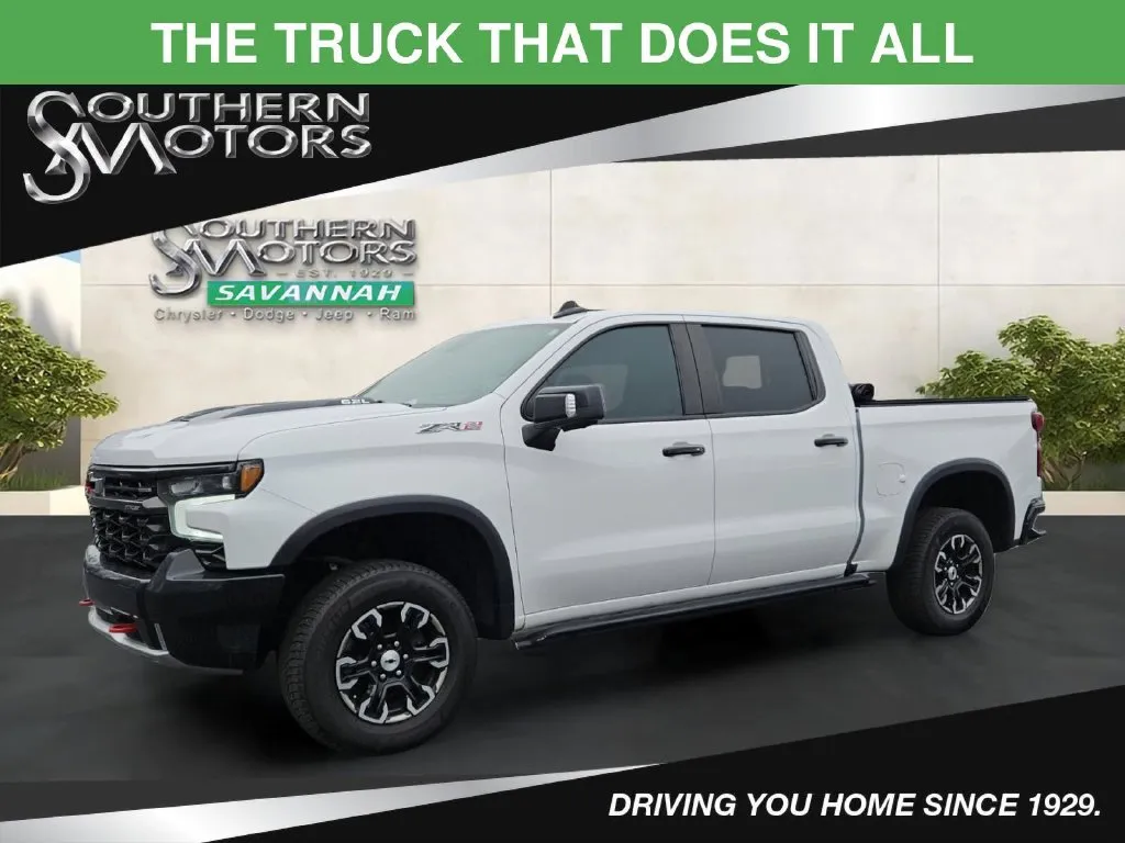 White 2023 Chevrolet Silverado 1500 ZR2 for sale in Savannah, GA