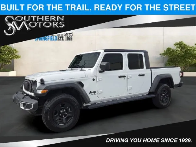 White 2024 Jeep Gladiator Sport for sale in Springfield, GA