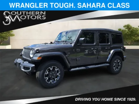 Gray 2025 Jeep Wrangler Sahara for sale in Springfield, GA