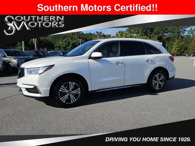 White 2017 Acura MDX 3.5L for sale in Savannah, GA