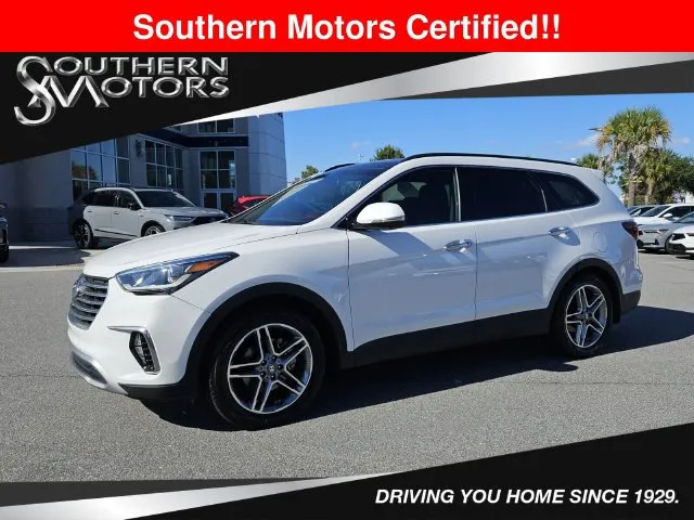 White 2018 Hyundai Santa Fe SE Ultimate for sale in Savannah, GA
