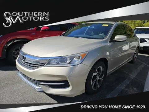 Beige 2017 Honda Accord LX for sale in Savannah, GA