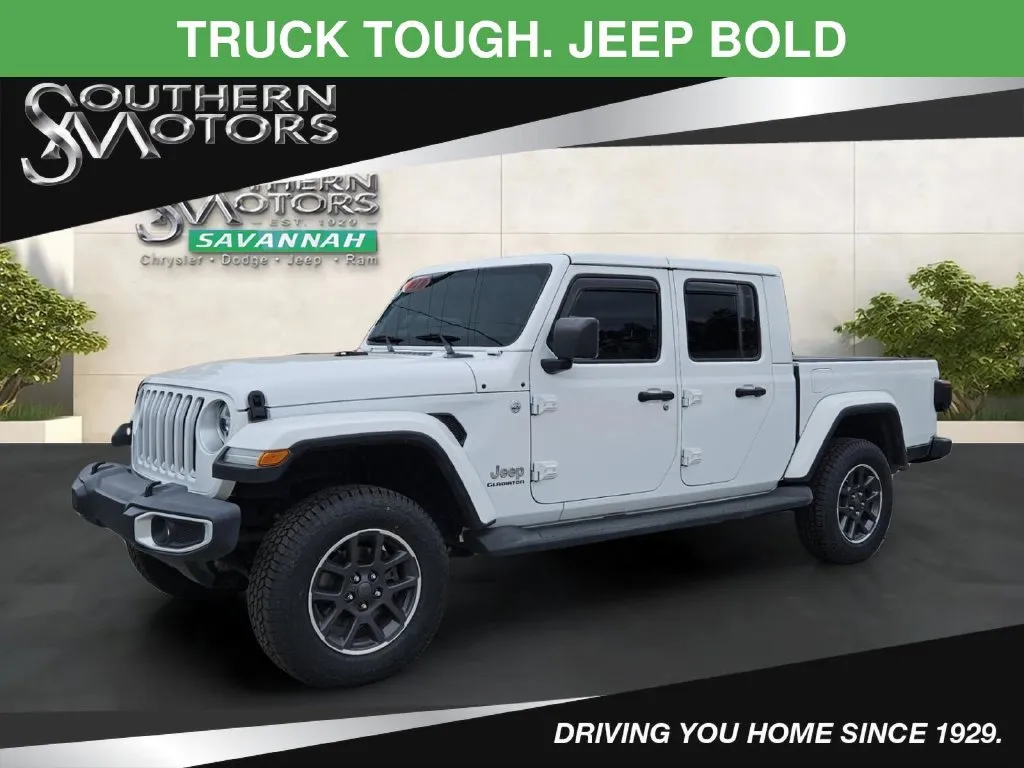 White 2021 Jeep Gladiator Overland for sale in Savannah, GA